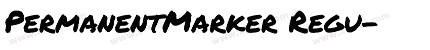 PermanentMarker Regu字体转换